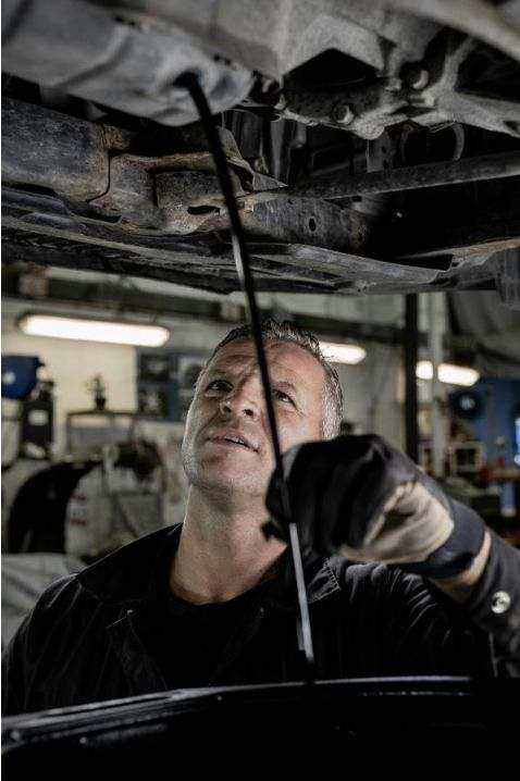 Technician working
